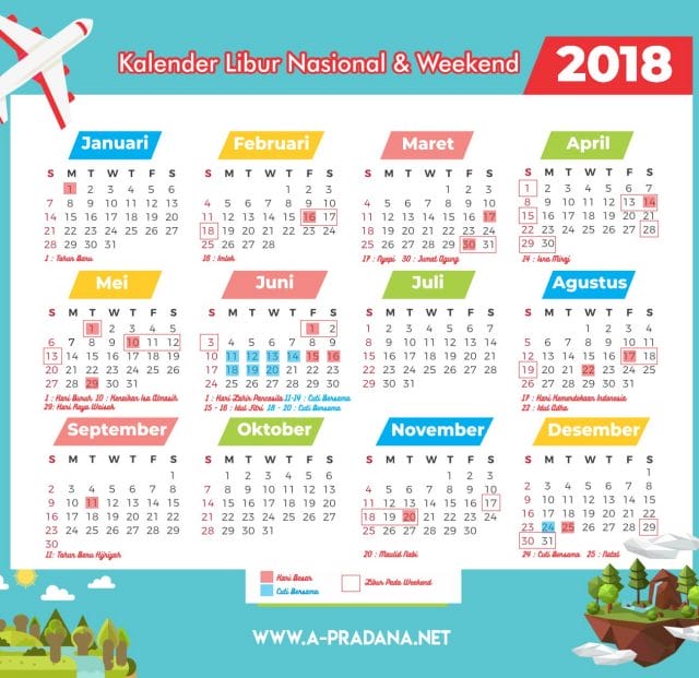 Kalender 2018 Indonesia