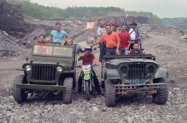 Offroad di Gunung Merapi