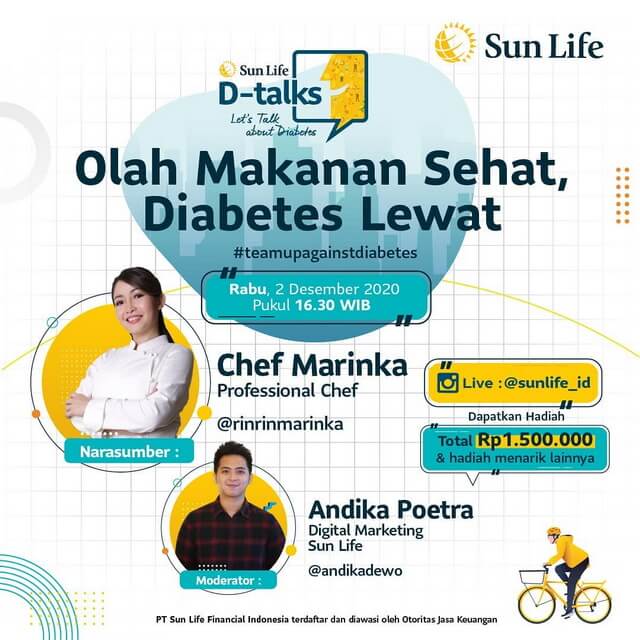 Cara Mencegah Diabetes dengan Edukasi Bersama Sun Life Indonesia