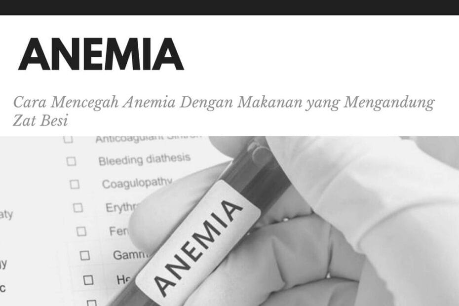 cara mencegah anemia