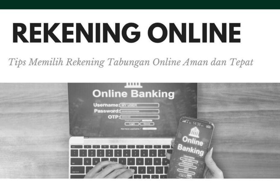 rekening tabungan online