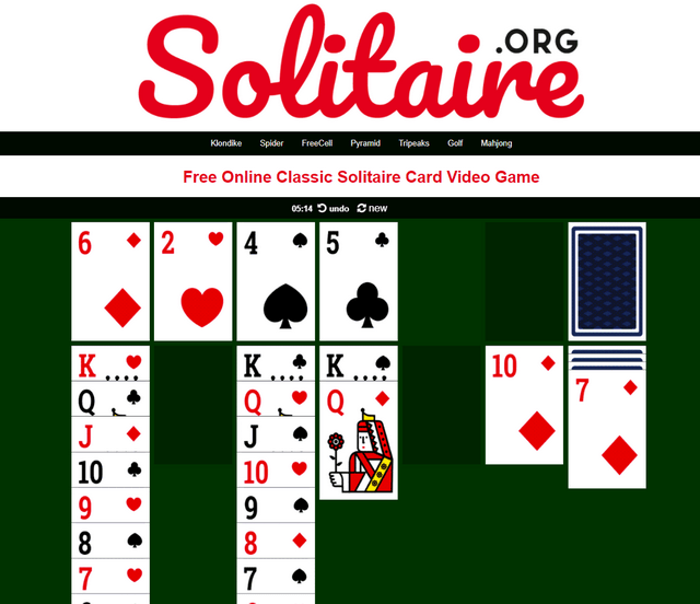 Bermain Solitaire